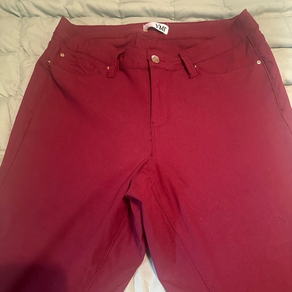 YMI Burgundy Pants - Picture 1 of 9